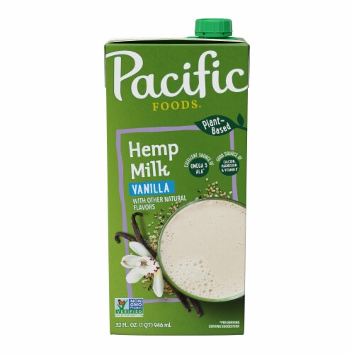 Pacific Foods® Vanilla Hemp Milk Perspective: front