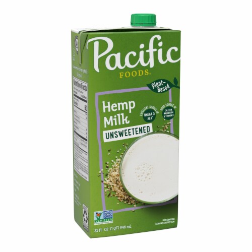 Pacific Foods™ Original Unsweetened Hemp Plant-Based Beverage Perspective: front