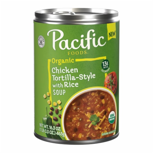 Pacific Foods Organic Chicken Tortilla Soup Perspective: front