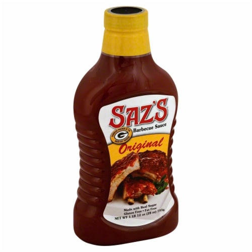 Saz's Original Barbecue Sauce Perspective: front