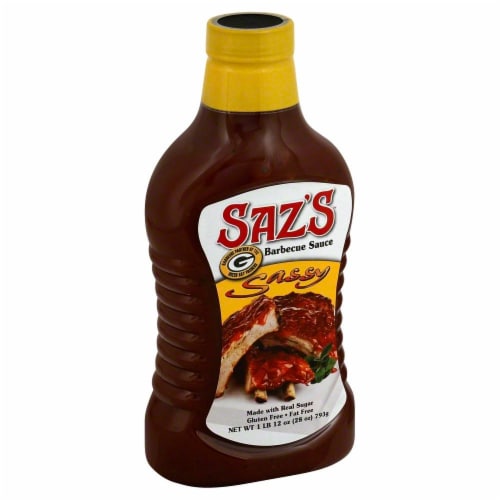 Saz's Sassy Barbecue Sauce Perspective: front