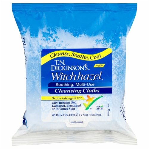 T.N. Dickinson's® Witch Hazel® Soothing Multi-Use Cleansing Cloths Perspective: front