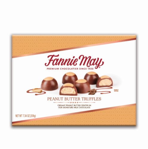 Fannie May® Peanut Butter Trufflles Perspective: front
