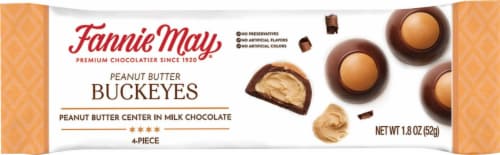 Fanny May Buckeyes Chocolate Bar Perspective: front