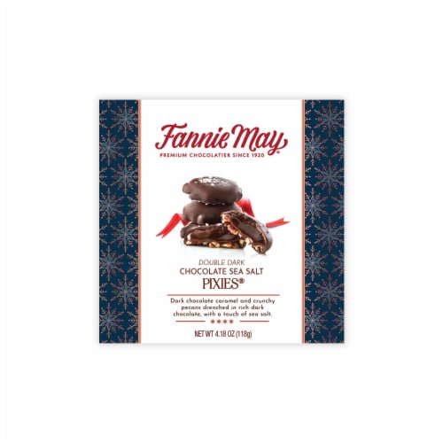 Fannie May Double Dark Sea Salt Pixies Perspective: front