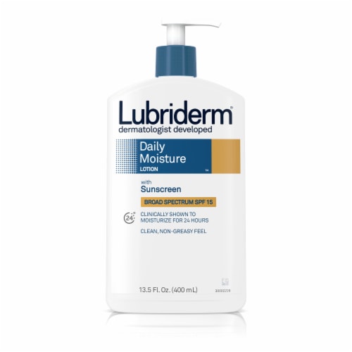 Lubriderm® SPF 15 Daily Moisture Lotion Perspective: front