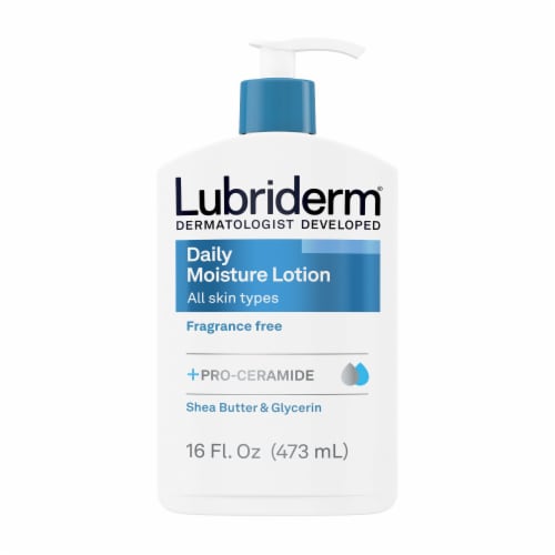 Lubriderm Daily Moisture Fragrance-Free Lotion Perspective: front