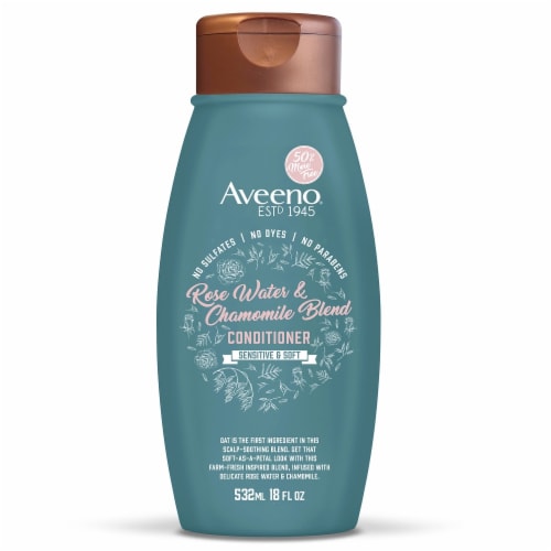 Aveeno® Rose Water & Chamomile Blend Conditioner Perspective: front