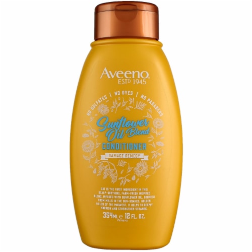 Aveeno Sunflower Oil Blend Damage Remedy Conditioner Perspective: front