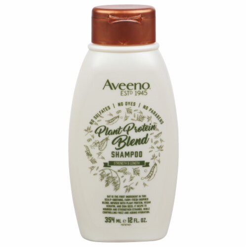 Aveeno® Plant Protein Blend Shampoo Perspective: front