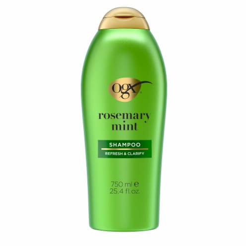 OGX Clarifying Strength + Rosemary Mint Shampoo Clarifying Sulfate-Free Surfactants Perspective: front