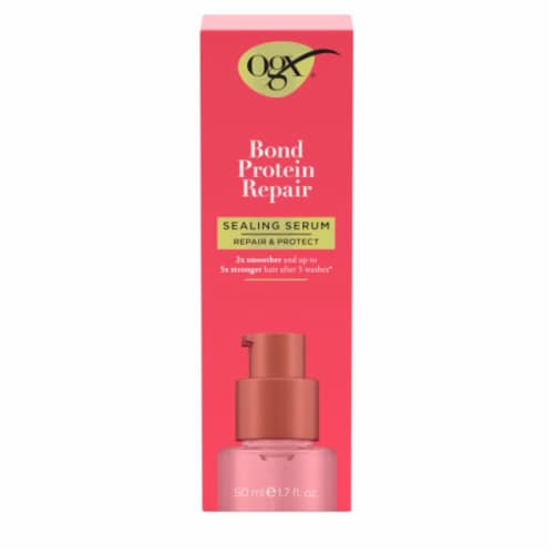 OGX® Bond Protein Repair Sealing Serum Perspective: front