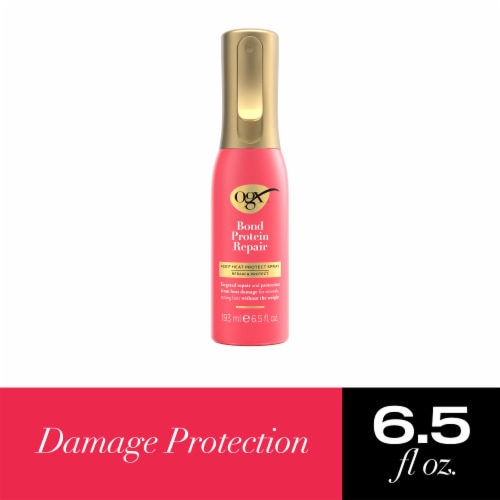 OGX Bond Protein Repair 450°F Hair Heat Protectant Spray Perspective: front