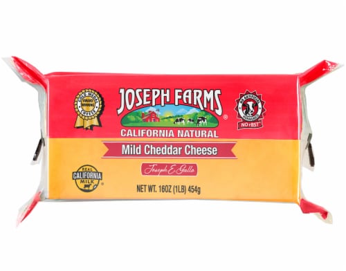 Joseph Farms® Mild Cheddar Cheese Perspective: front