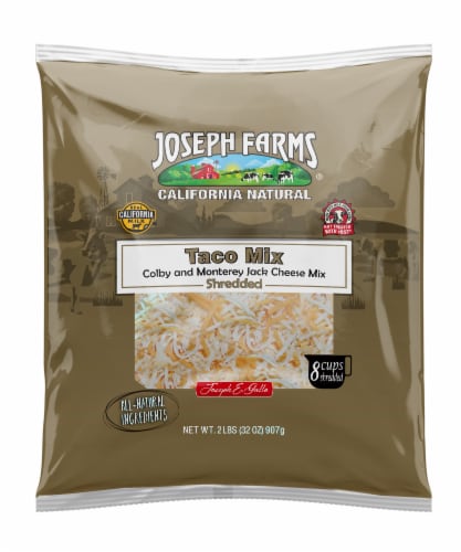 Joseph Farms® Taco Shredded Cheese Perspective: front