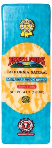 Joseph Farms Marbled Jack Cheese Perspective: front