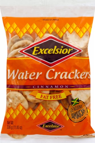 Excelsior® Cinnamon Fat Free Water Crackers Perspective: front