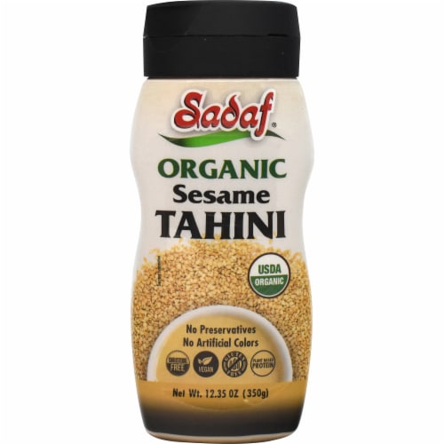 Sadaf Organic Sesame Tahini Perspective: front