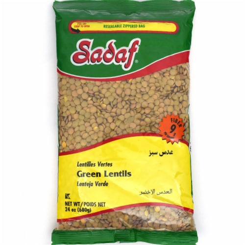 Sadaf Green Lentils Perspective: front