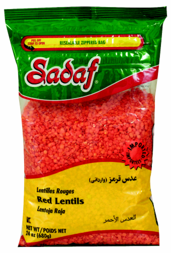 Sadaf Red Lentils Perspective: front