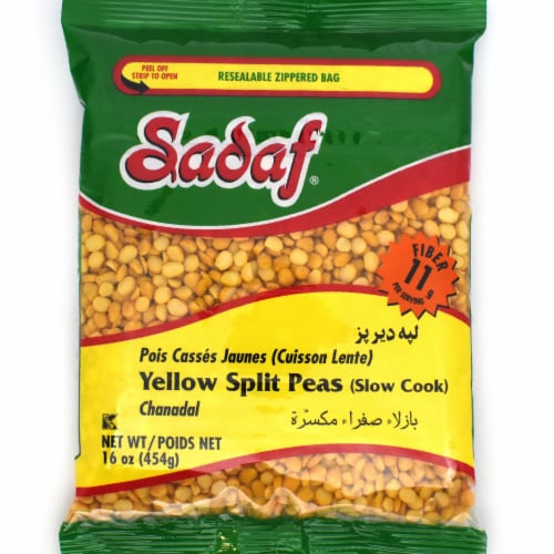 Sadaf® Yellow Split Peas Perspective: front