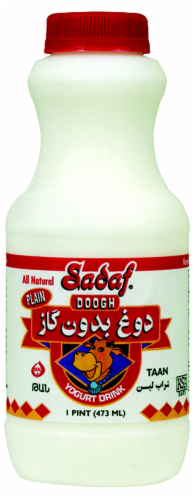 Sadaf Plain Yogurt Drink Perspective: front