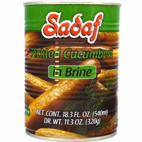 Sadaf Pickled Cucumbers In Brine 18 3 Fl Oz Food 4 Less