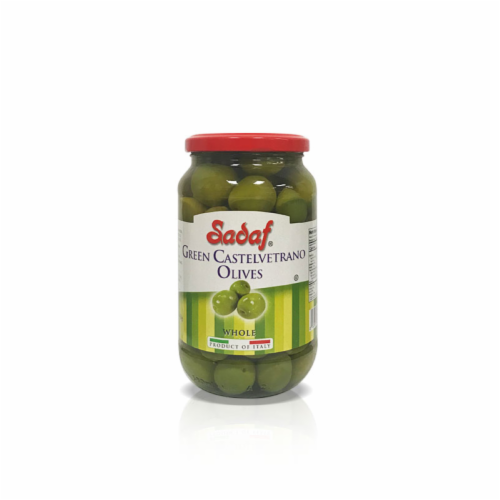 Sadaf® Green Castelvetrano Olives Perspective: front
