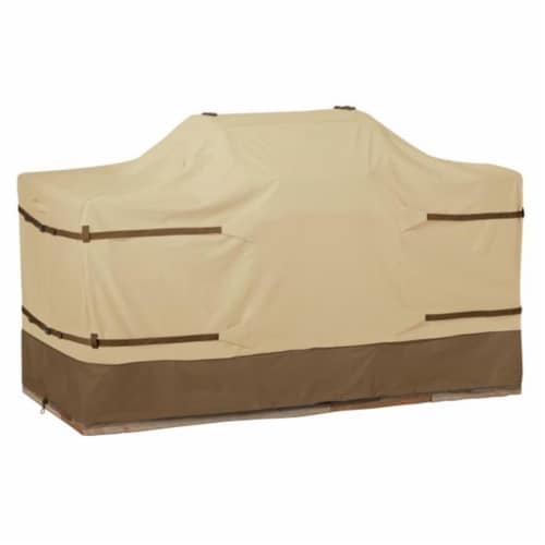 Classic Accessories 55-630-051501-00 Extra Large Island Grill Cover, Pebble Perspective: front