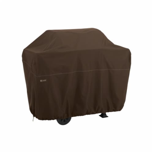 Classic Accessories 55-728-066601-RT Bbq Grill Cover, Dark Cocoa Perspective: front