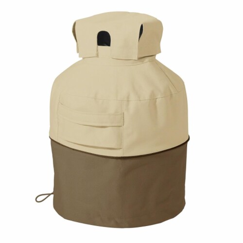 Classic Accessories 55-707-011501-00 Veranda Propane Tank Cover Pebble Perspective: front