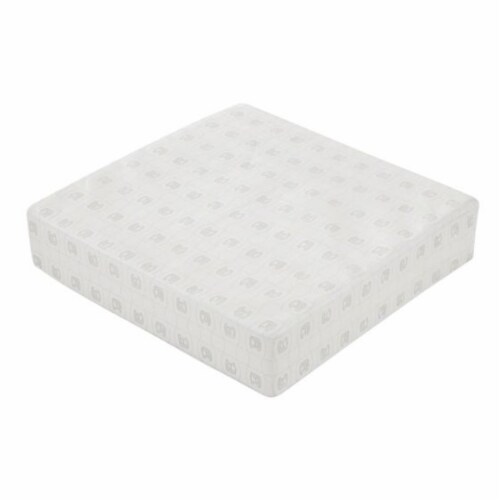 Classic Accessories 61-008-010908-RT Montlake Fadesafe Square Cushion Foam - White, 19 x 19 x Perspective: front
