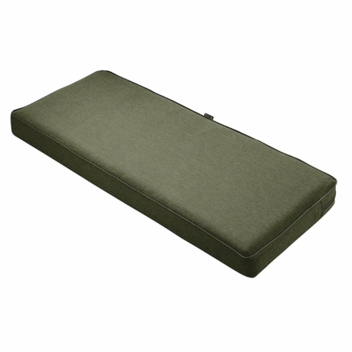 Classic Accessories 62-014-HFERN-EC Montlake FadeSafe Patio Bench & Settee Cushion - Heather Perspective: front