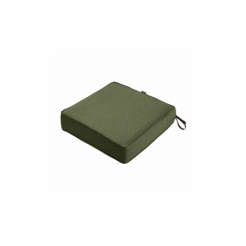 Classic Accessories 62-020-HFERN-EC Montlake Square Patio Lounge Seat Cushion, Heather Fern G Perspective: front