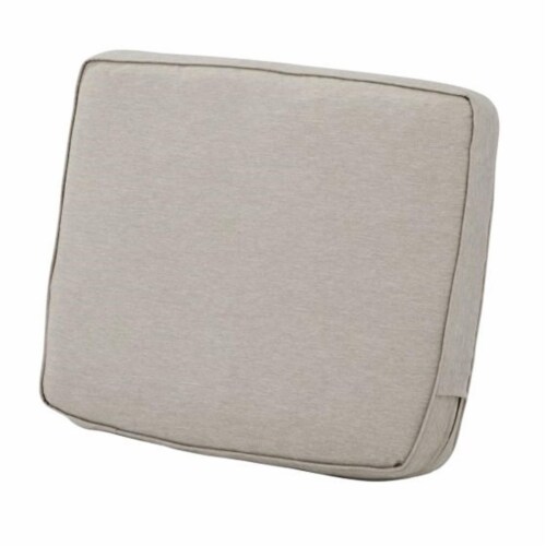 Classic Accessories 62-028-HGREY-EC Montlake FadeSafe Patio Lounge Back Cushion, Heather Grey Perspective: front