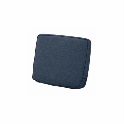 Classic Accessories 62-028-INDIGO-EC Montlake FadeSafe Patio Lounge Back Cushion, Heather Ind Perspective: front