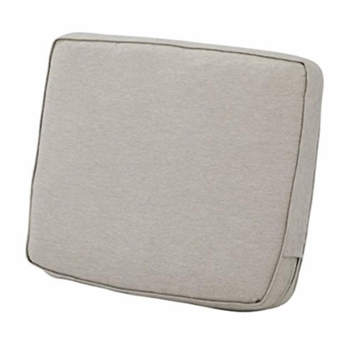 Classic Accessories 62-047-HGREY-EC 4 x 19 x 20 in. Back Cushion Combo - Grey Perspective: front
