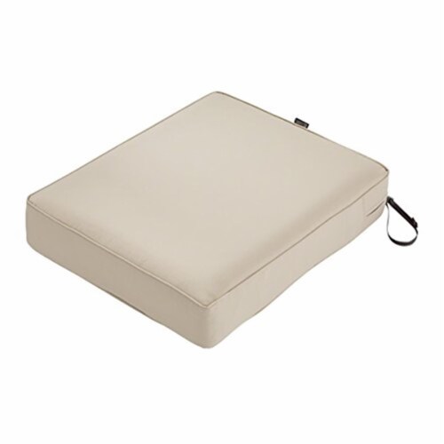 Classic Accessories 62-053-BEIGE-EC 5 x 23 x 25 in. Seat Cushion Combo - Beige Perspective: front