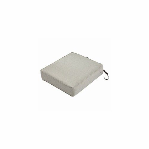 Classic Accessories 62-053-HGREY-EC 5 x 23 x 25 in. Seat Cushion Combo - Grey Perspective: front