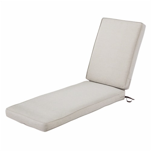 Classic Accessories 62-029-HGREY-EC 3 x 80 x 26 in. Seat Cushion Combo - Grey Perspective: front