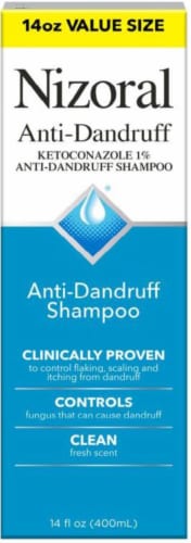 Nizoral® Anti-Dandruff Ketoconazole 1% Shampoo Perspective: front