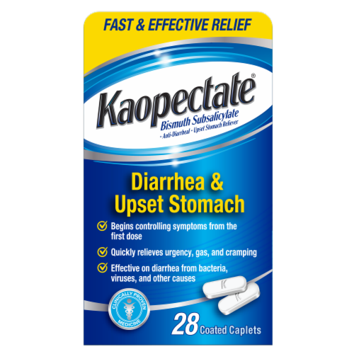 Kaopectate® Diarrhea & Upset Stomach Coated Capsules Perspective: front