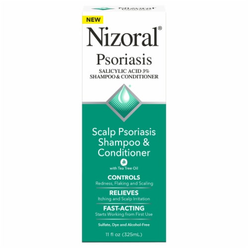 Nizoral® Scalp Psoriasis Relief 2-in-1 Shampoo & Conditioner Perspective: front