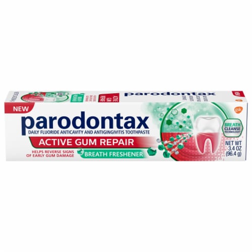 Parodontax Active Gum Repair Breath Freshener Toothpaste Perspective: front