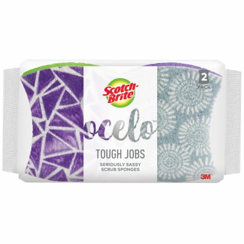 ocelo™ Heavy Duty Scrub Sponge - Assorted Perspective: front