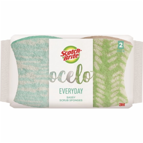 ocelo™ Non-Scratch Scrub Sponges Perspective: front