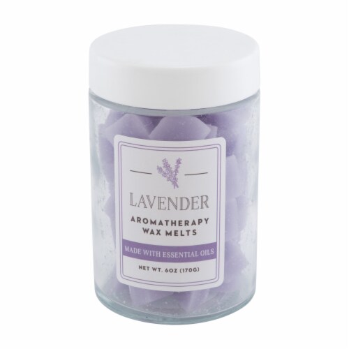 Northern Lights Candles Wax Melt Jar - Lavender Perspective: front
