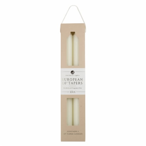 Northen Lights European Taper Candles Perspective: front