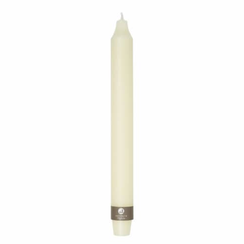 Northern Lights 10" Wide Taper Candles - Ivory Perspective: front