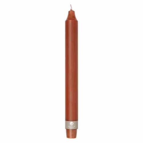 Northern Lights 10" Wide Taper Candles - Terra Cotta Perspective: front